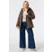 MS Mode Plus Size winterjas - taupe