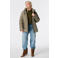 MS Mode Plus Size winterjas - olijfgroen