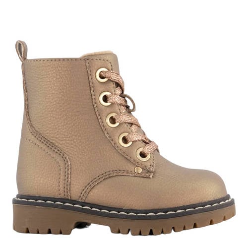 Graceland enkelboots met profielzool beige