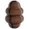 WOOOD glazen vaas 32x23x23 cm - bruin