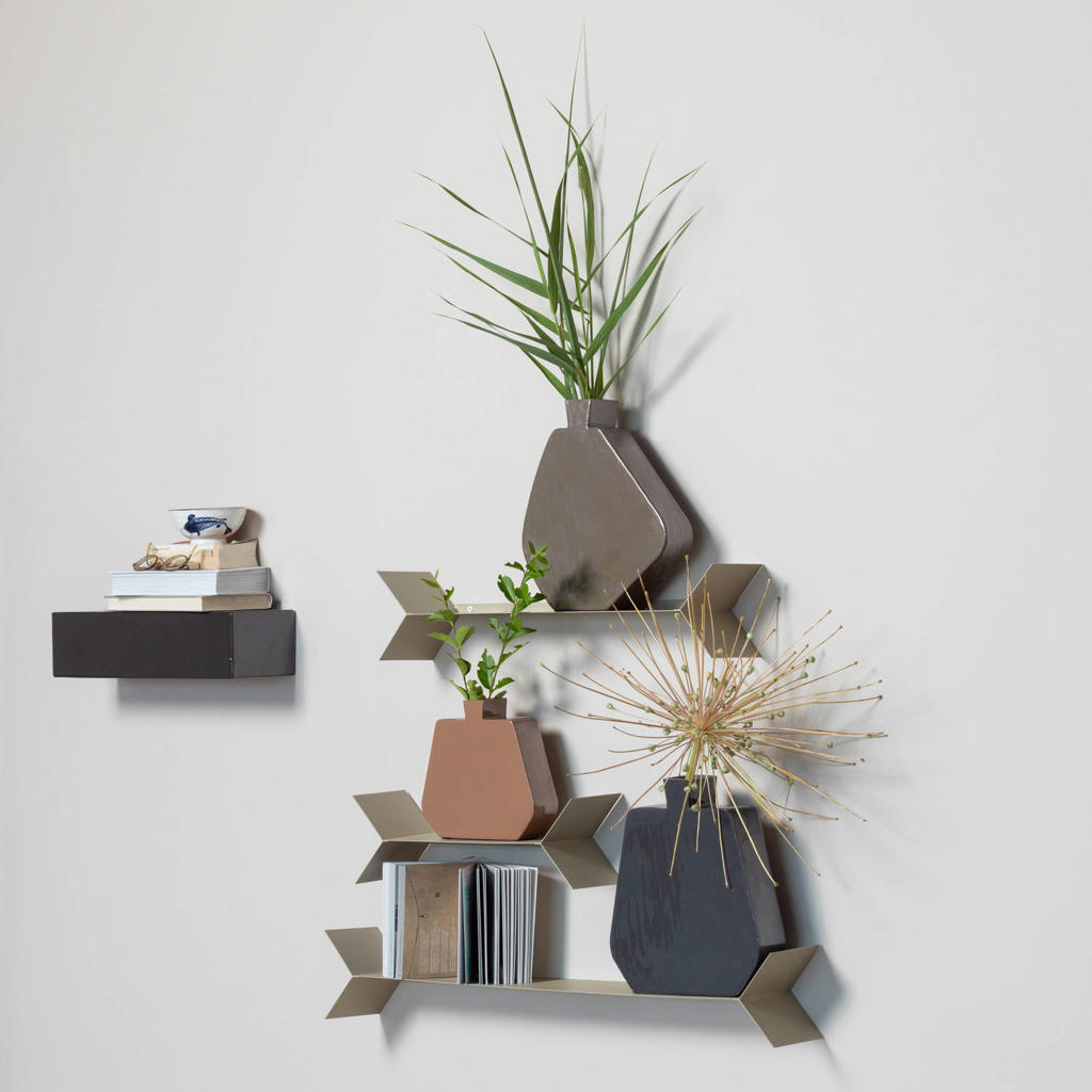WOOOD vaas 20x21x6 cm - oudroze