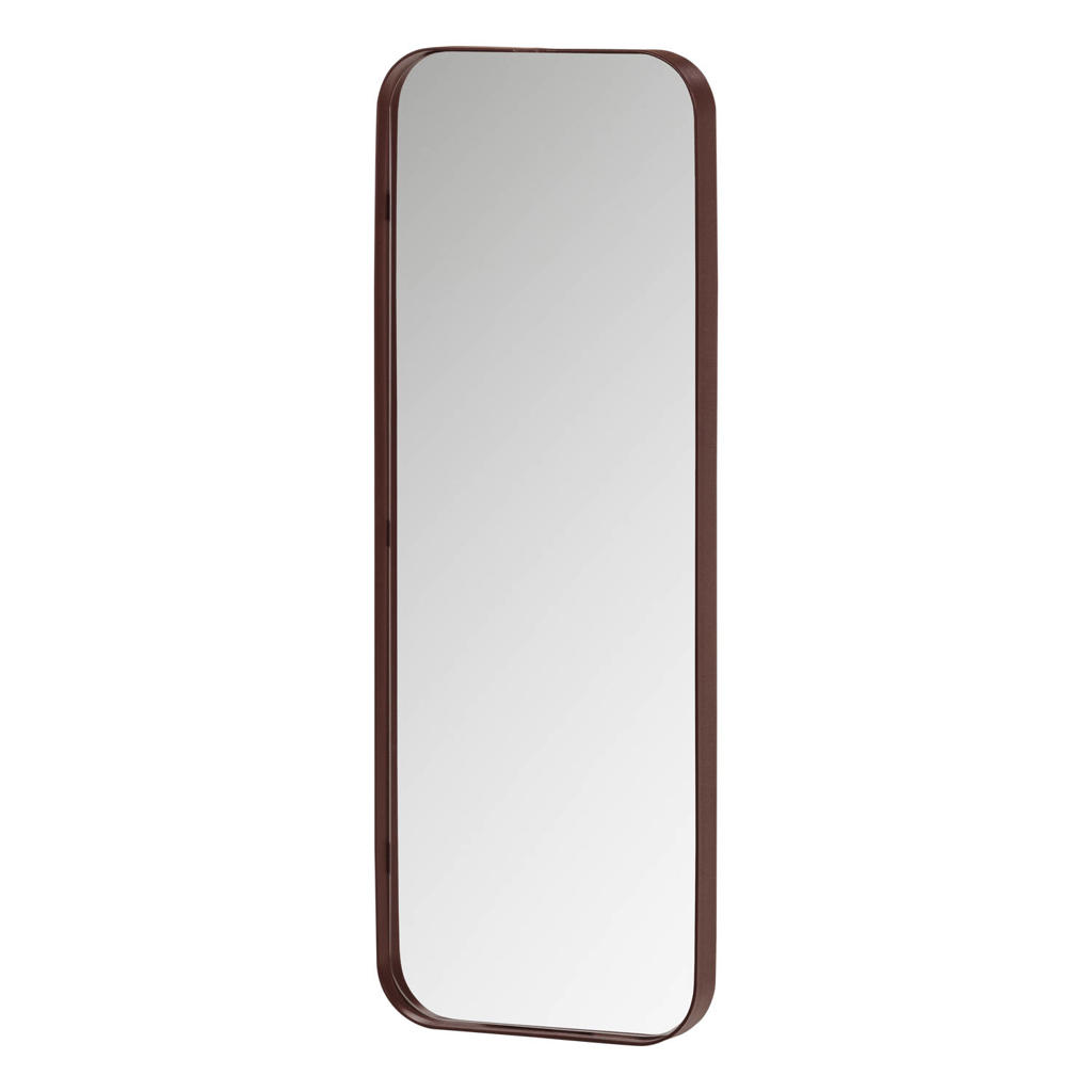 WOOOD WOOOD Doutzen Spiegel - Metaal - Bordeauxrood - 110x40x5