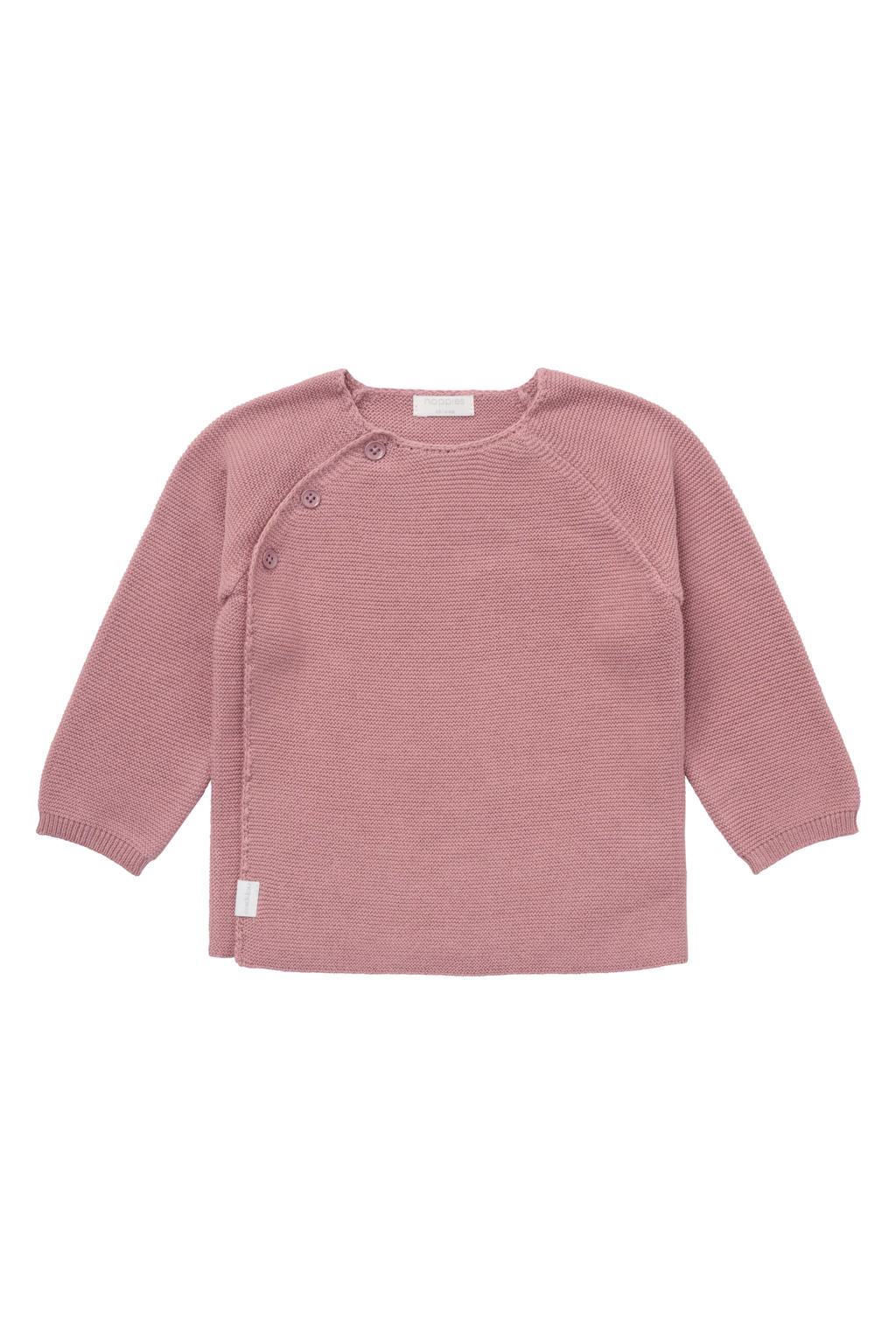 Noppies baby katoenen gebreid vest - mauve