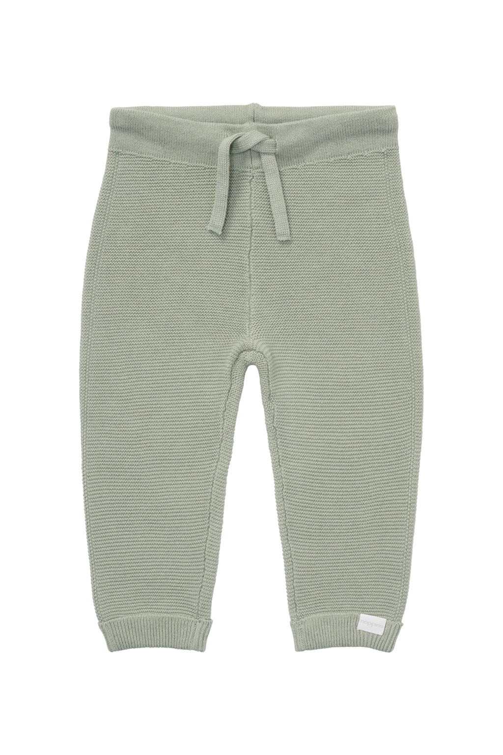 Noppies baby katoenen gebreide babybroek - groen