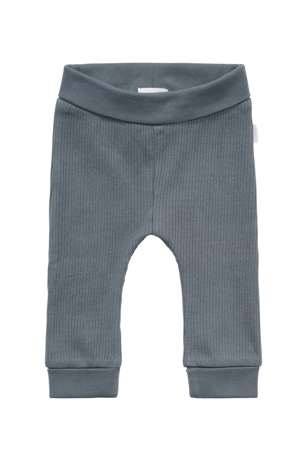 Blauwe jongens Noppies baby katoenen babybroek met elastische tailleband