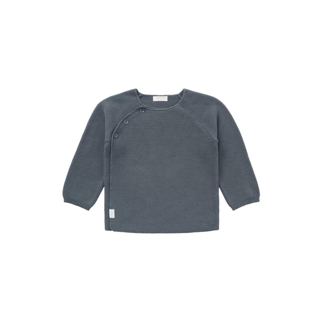 Noppies baby katoenen gebreide vest - blauw