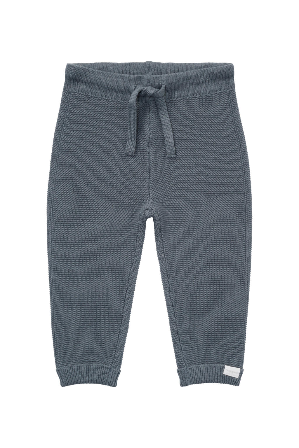 Noppies baby katoenen gebreide babybroek - blauw