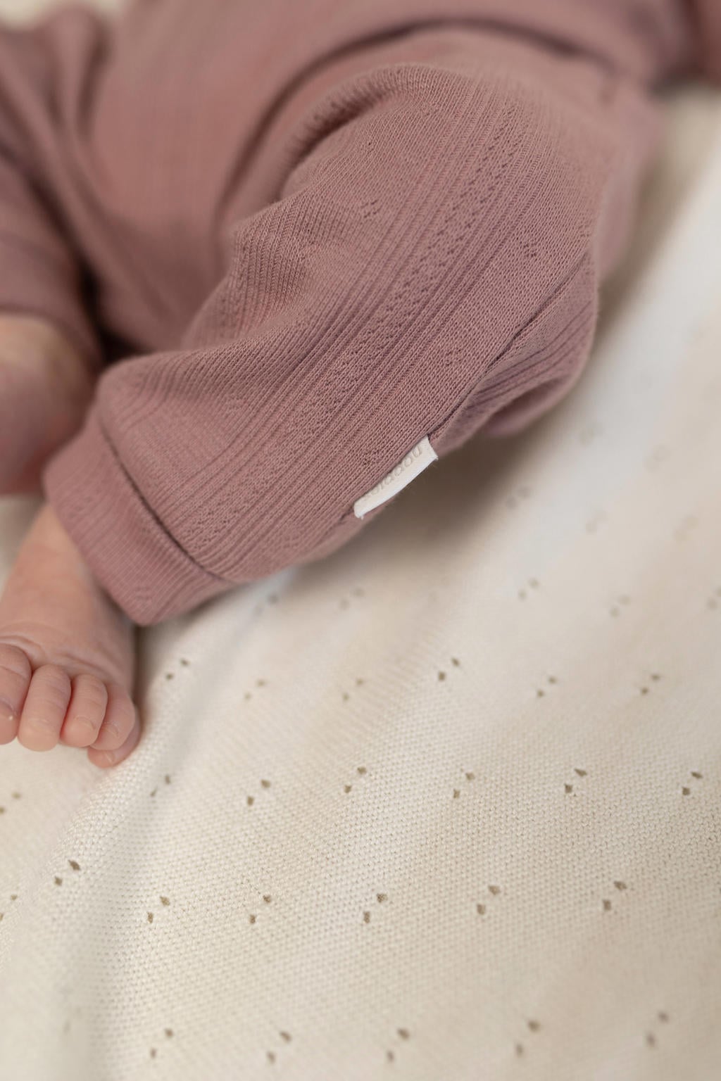 Noppies baby katoenen boxpak - mauve