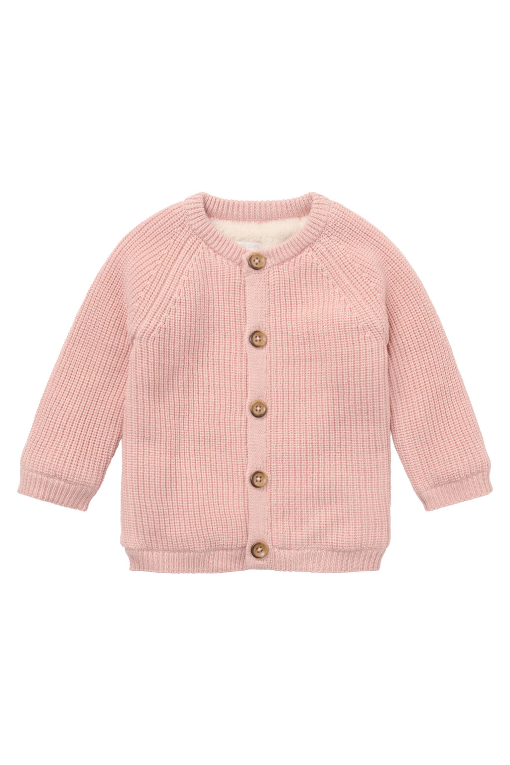Noppies baby katoenen gebreid vest - roze