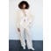 Mango getailleerde blazer - ecru