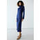 Mango midi jurk - donkerblauw