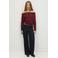 MANGO TEEN off shoulder top - donkerrood