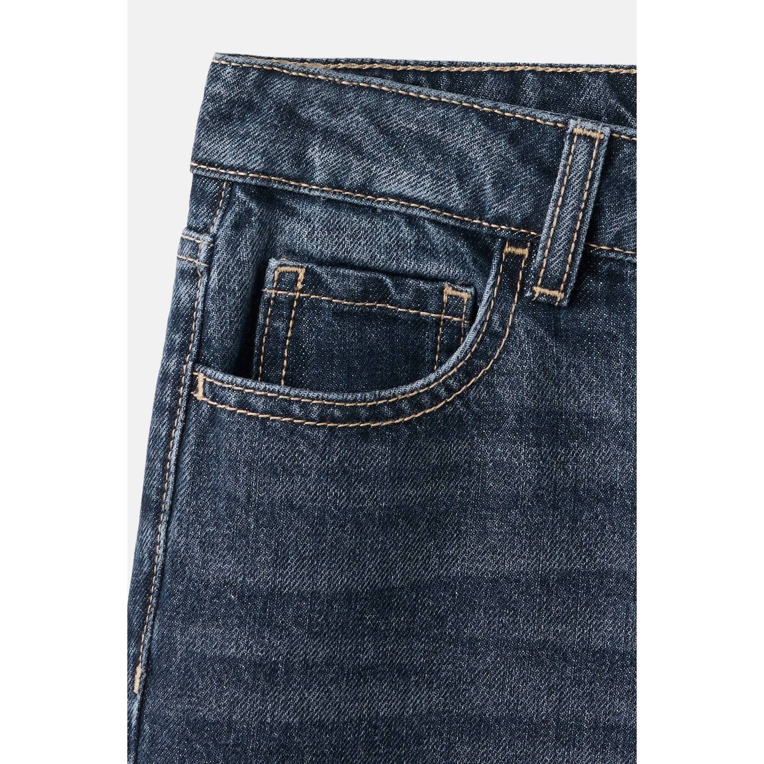 MANGO TEEN straight leg jeans changeant blauw
