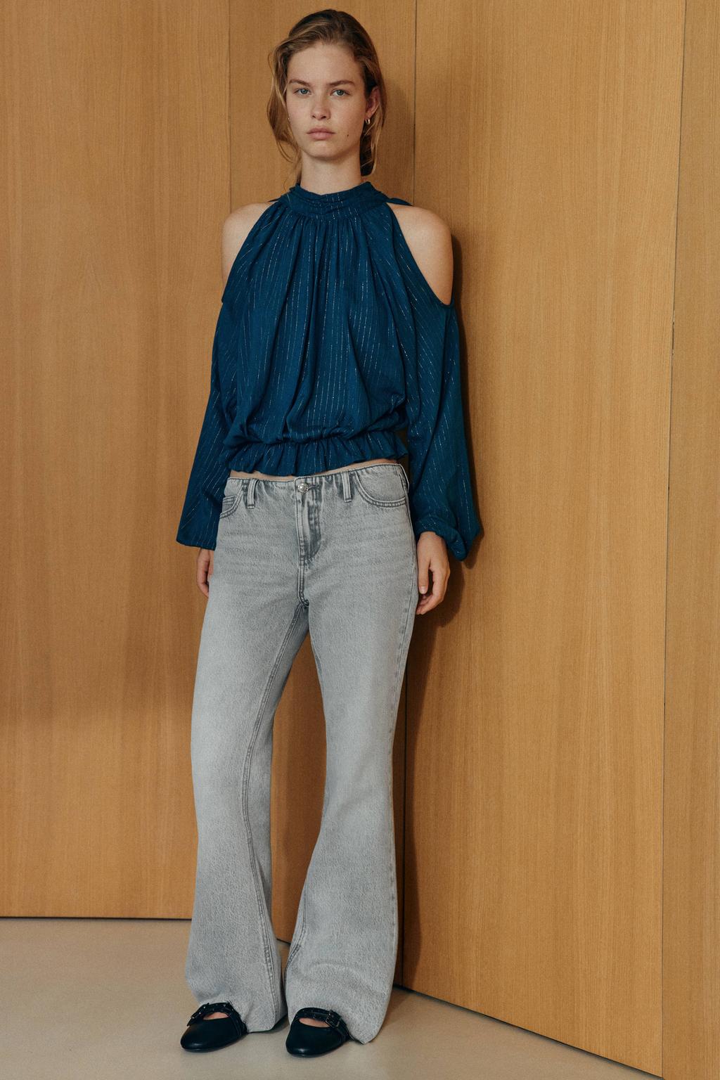 MANGO TEEN flared jeans - changeant grijs