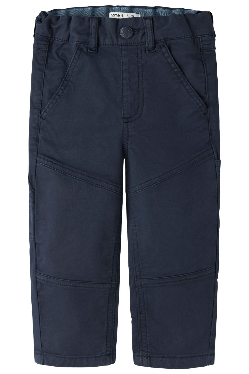 NAME IT MINI loose fit cargobroek - donkerblauw