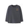 NAME IT MINI longsleeve met backprint - donkerblauw
