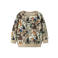 NAME IT MINI sweater met print - lichtbruin