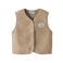 NAME IT MINI teddy gilet - lichtbruin