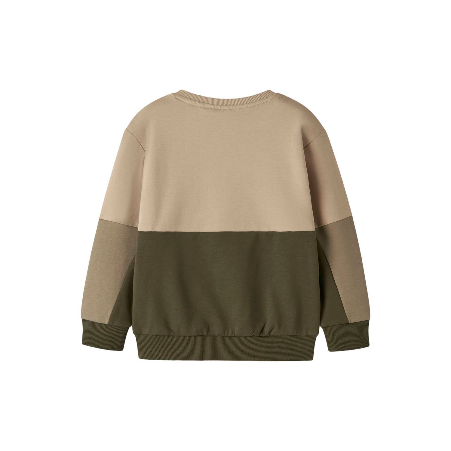 NAME IT MINI sweater groen beige