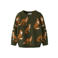 NAME IT MINI gebreide trui met print - olijfgroen