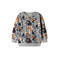 NAME IT MINI sweater met print - grijs