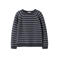 NAME IT MINI gestreepte gebreide trui - donkerblauw/grijs