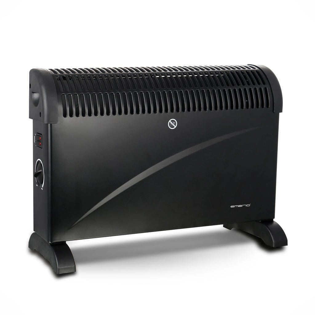 Emerio Convectorkachel - 18m² - 3 standen - Thermostaat - 2000W - Zwart