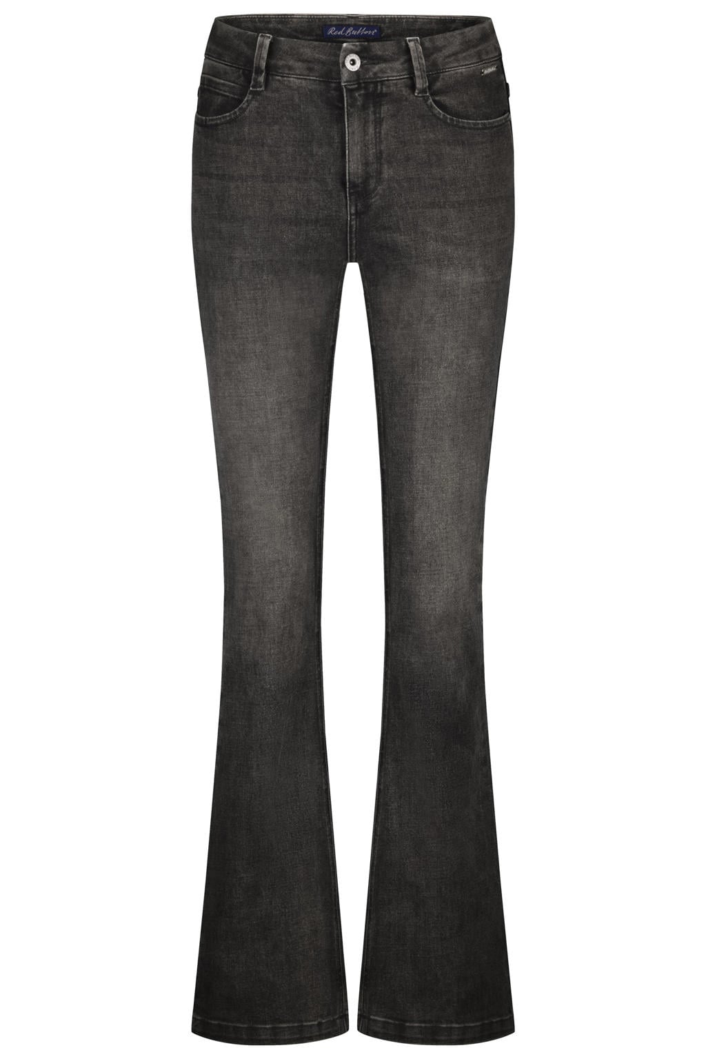 Red Button flared jeans - grijs denim