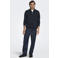 ONLY & SONS regular fit katoenen gebreide trui - dark sapphire