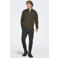 ONLY & SONS katoenen regular fit gebreide trui - coffee bean