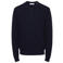 ONLY & SONS katoenen regular fit gebreide trui - blauw