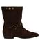 Manfield western suède cowboylaarzen - donkerbruin