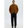 Selected corduroy bomberjack - bruin