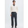 Selected katoenen regular fit gebreide trui - wit