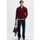 Selected katoenen regular fit trui - tawny port