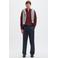 Selected regular fit gebreide trui - rood