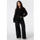 MS Mode Plus Size kanten blouse - zwart