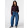 MS Mode Plus Size kanten blouse - aubergine