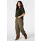 MS Mode Plus Size gebreide trui - kaki