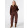 MS Mode Plus Size gebreide trui met wol - bruin