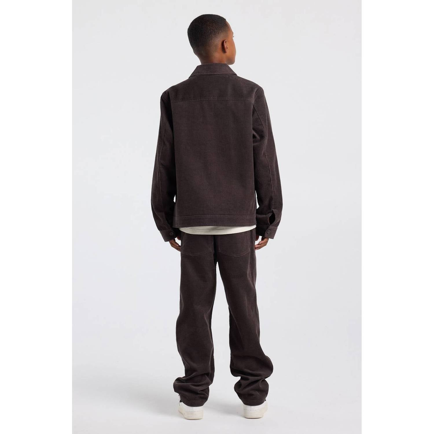 America Today corduroy overshirt bruin