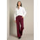 LOLALIZA wide leg broek - donkerrood