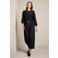 LOLALIZA regular waist barrel broek - zwart