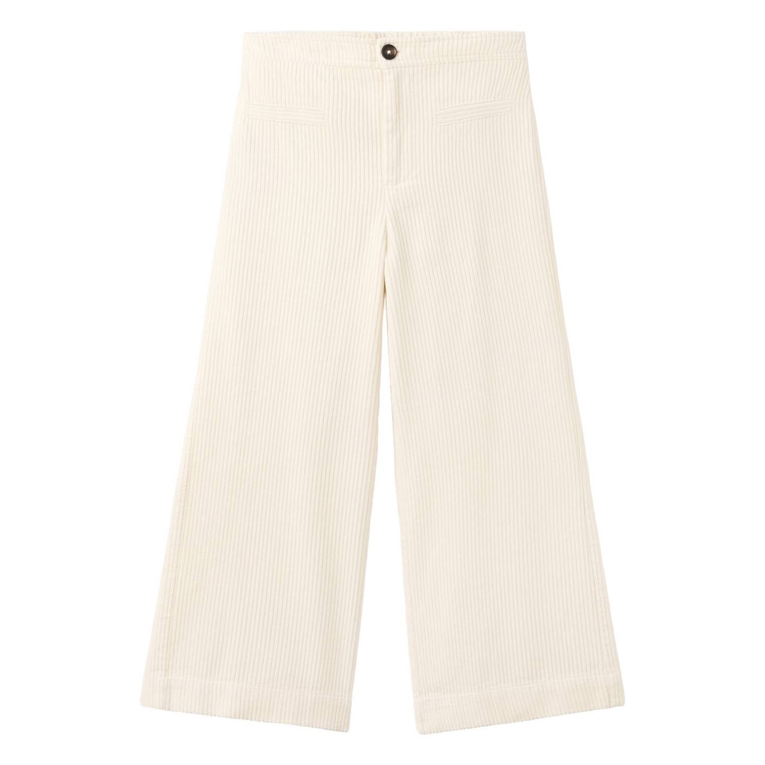 Mango Kids corduroy casual broek beige