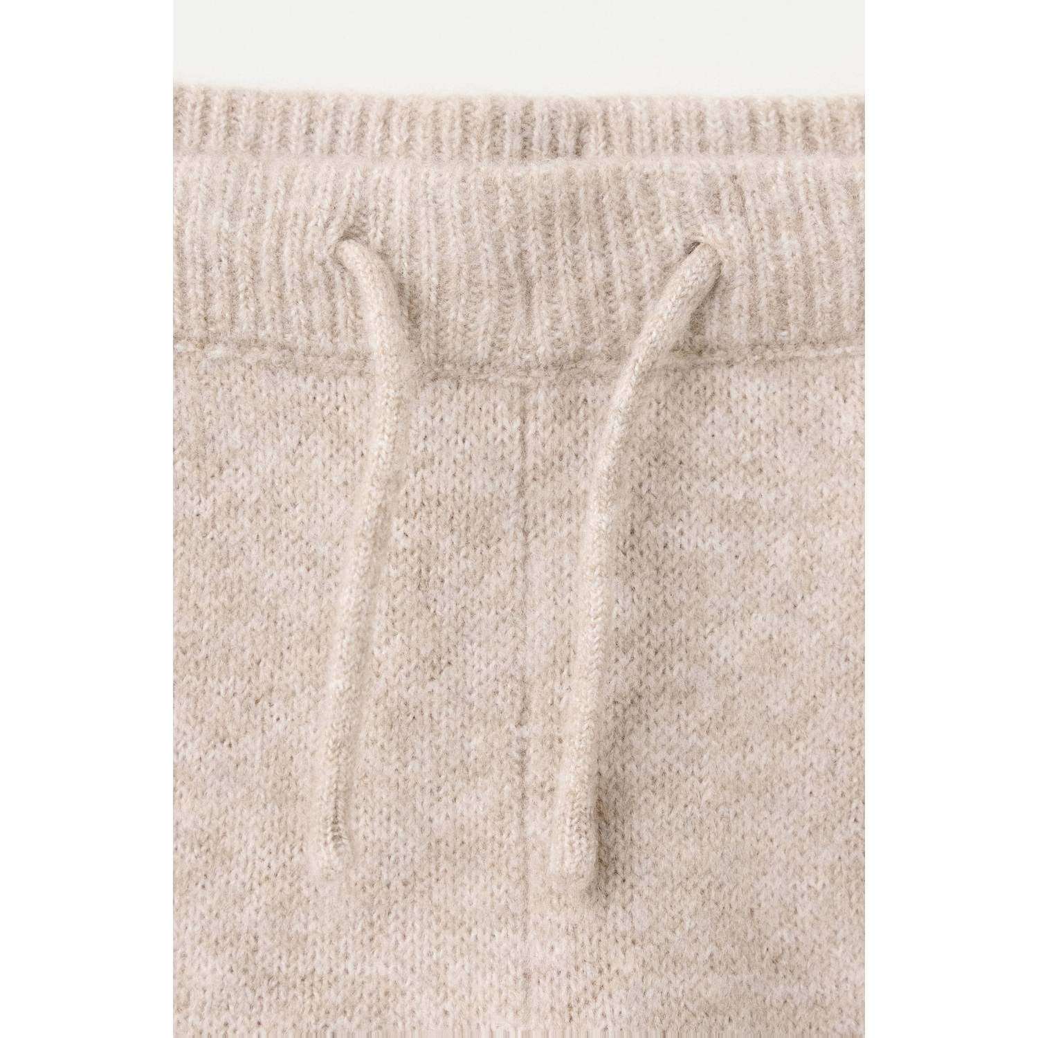 Mango Kids wide leg casual broek beige