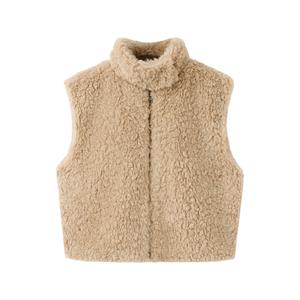 teddy bodywarmer - lichtbruin