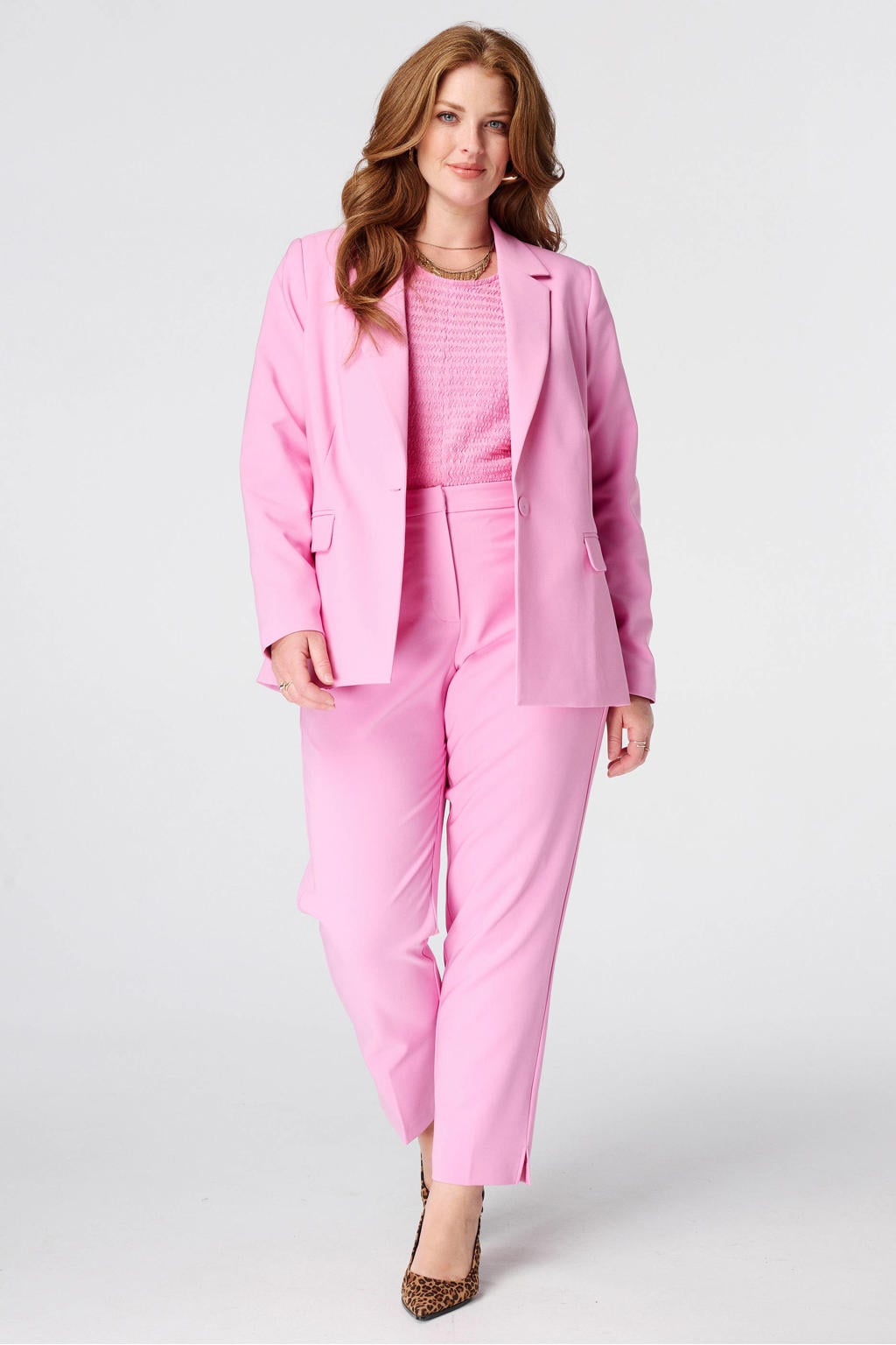 MS Mode Plus Size blazer - roze