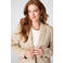 MS Mode Plus Size regular blazer - zand