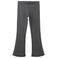 Mango Kids flared geruite legging - antraciet