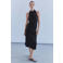 Mango midi jurk - zwart